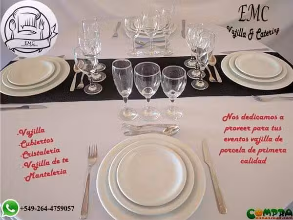 EMC vajillas/catering