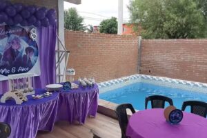 Sal&oacute;n con piscina Pool Party